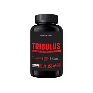 BODY ATTACK Tribulus - 150vcaps. - Boostery testosteronu - miniaturka - grafika 1