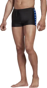 Adidas Spodenki kąpielowe męskie Fitness Taper Swim Boxers czarne FS3418 r. 6 - Kąpielówki męskie - miniaturka - grafika 1