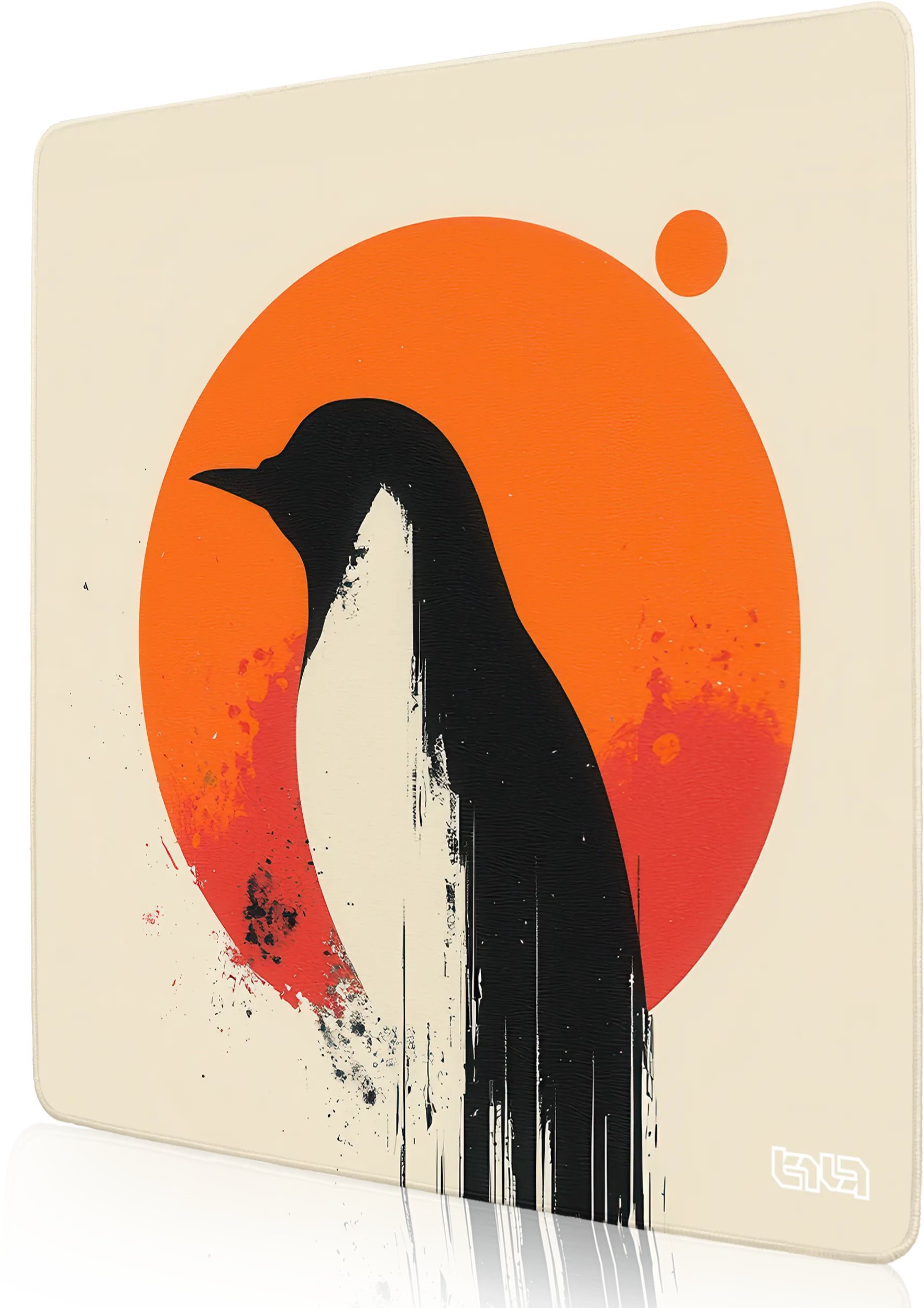 PODKŁADKA POD MYSZ GAMINGOWA Planeta Pingwina 30x30 TILT Antypoślizgowa