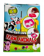 Zabawki kreatywne - Zestaw Kreatywny Artystyczny Figurka Gipsowa Do Malowania Krowa Farma Diy - miniaturka - grafika 1