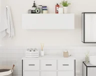 Szafki łazienkowe - vidaXL Szafka łazienkowa biała 100x25x30 cm materiał drewnopochodny - miniaturka - grafika 1