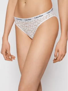 Majtki damskie - Calvin Klein Underwear Figi klasyczne 000QD3860E Biały - grafika 1