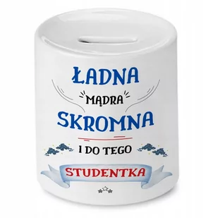 Skarbonka Dla Studentki na Urodziny na Prezent z Nadrukiem ze Zdjęciem - Skarbonki - miniaturka - grafika 1