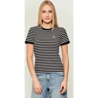 Koszulki i topy damskie - Karl Lagerfeld T-shirt Ikon patch Slim Fit - miniaturka - grafika 1