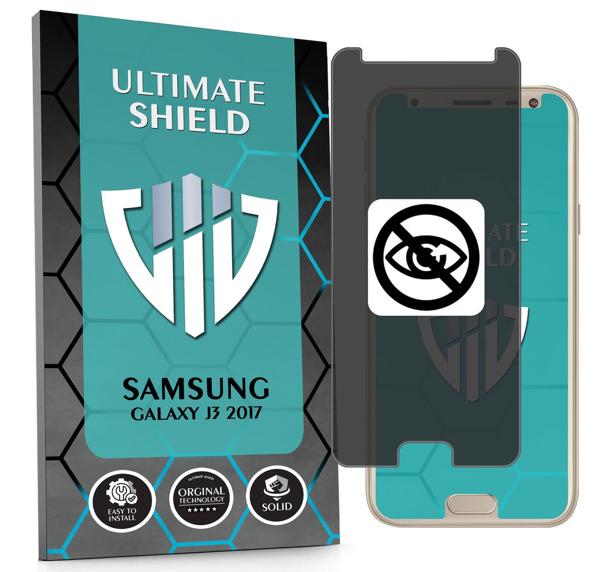 NAJLEPSZA FOLIA 5D ANTYSZPIEGOWSKA DO SAMSUNG GALAXY J3 2017 HYDROŻELOWA