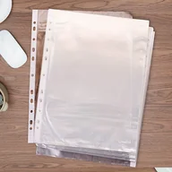 Inne - 100 szt. A4 przezroczysta teczka na dokumenty, wodoodporna obudowa przezroczysta teczka na dokumenty uchwyt na papier teczka na dokumenty, - miniaturka - grafika 1