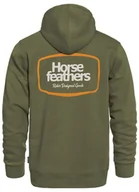 Bluzy męskie - bluza męska HORSEFEATHERS BRONCO SWEATSHIRT Loden Green - miniaturka - grafika 1