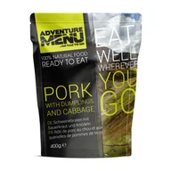 Szybkie dania obiadowe - Adventure Menu Danie gotowe ADVENTURE MENU Wieprzowina z kapustą i kluskami ziemniaczanymi 400g - miniaturka - grafika 1