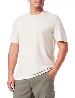 Koszulki męskie - TOM TAILOR T-shirt męski, 26199 - Beige Alfalfa, S - grafika 1