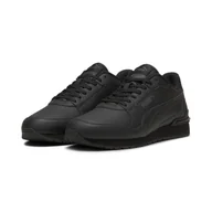 Buty trekkingowe damskie - Skórzane sneakersy unisex ST Runner v4 PUMA Black Shadow Gray - miniaturka - grafika 1