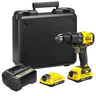Wiertarko-wkrętarki akumulatorowe - Stanley SFMCD715C2K-QW wiertarko-wkrętarka udarowa V20 2x1,5Ah BL KUFER - miniaturka - grafika 1