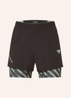 Spodenki damskie - Dynafit Szorty Trekkingowe Trail 2In1 schwarz - miniaturka - grafika 1