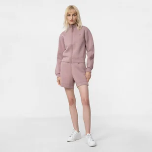 Damskie spodenki dresowe GUESS ELLY SHORTS - Spodnie sportowe damskie - miniaturka - grafika 1