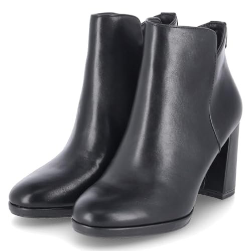 Tamaris Damen Boot Heel 1-25352-45, damskie kozaki, matowe czarne, 38 EU, Czarny matowy, 38 EU