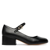 Czółenka - Czółenka Tommy Hilfiger Heeled Maryjane Buckle FW0FW09347 Czarny - miniaturka - grafika 1