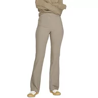 Spodnie damskie - JACK & JONES Damskie spodnie Jjxx Jxkatie Slim Flared Hw Noos Chino, beż, 29W x 30L - miniaturka - grafika 1