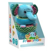 Grzechotki dla dzieci - Przytulanka pluszowa uspokajająca piramidka pluszowa Frootimals melany melephant - miniaturka - grafika 1