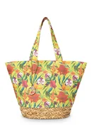 Torebki damskie - Materiałowa shopperka NOBO z hawajskim motywem - Nobo - miniaturka - grafika 1