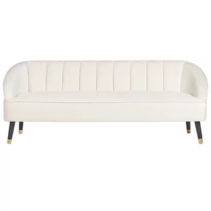 Sofa 3-osobowa welurowa złamana biel ALSVAG - Sofy i kanapy Sofa 3-osobowa welurowa złamana biel ALSVAG - Sofy i kanapy - miniaturka - grafika 1