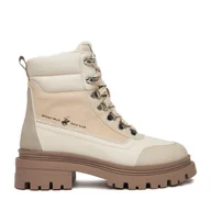 Botki damskie - Trapery Beverly Hills Polo Club CEO-HY62070-7 Beżowy - miniaturka - grafika 1