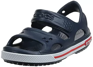 Buty dla dziewczynek - Crocs Crocband II sandały dziecięce, uniseks, niebieski - granatowy biały (navy white) - 20 EU - grafika 1