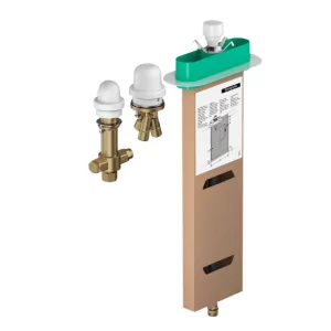 HANSGROHE 13481180 Zestaw podstawowy do 3-otworowej, jednouchwytowej baterii na brzeg wanny - Baterie podtynkowe - miniaturka - grafika 1