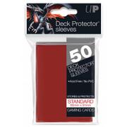 Akcesoria do gier planszowych - Ultra-Pro Deck Protector. Solid Red 66 x 91 mm 50 szt. - miniaturka - grafika 1