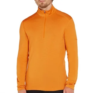 Koszulka Icebreaker Merino 200 Oasis Long Sleeve Half Zip Thermal B0436701K1 - pomarańczowa - Koszulki męskie - miniaturka - grafika 1