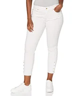 Spodnie damskie - 7 For All Mankind Damskie spodnie Roxanne Ankle Casual Pants, Off White, 30 - miniaturka - grafika 1