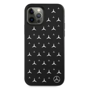 Mercedes MEHCP12LESPBK iPhone 12 Pro Max 6,7" czarny/black hardcase Silver Stars Pattern - Etui i futerały do telefonów - miniaturka - grafika 3