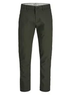 Spodnie męskie - Jack & Jones Spodnie chino "Jpstmarco" w kolorze khaki - miniaturka - grafika 1