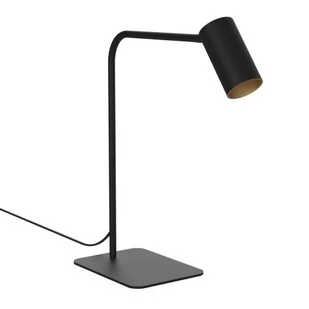 Nowodvorski Lampa stojąca biurkowa MONO wys. 40cm 10W GU10 czarny złoty - Lampy stojące - miniaturka - grafika 1