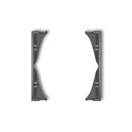 Klawisze i ramki - Karlik Ramka pośrednia do gniazd podwójnych MINI 11MRP-2 grafit 11MRP-2 - miniaturka - grafika 1