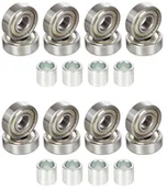 Akcesoria do skatingu - Łożyska RAVEN ABEC7 Carbon 608ZZ Komplet 16 sztuk - miniaturka - grafika 1