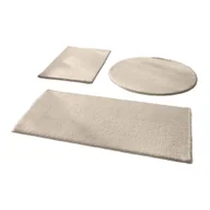Dywaniki łazienkowe - Beżowe dywaniki łazienkowe zestaw 3 szt. 50x90 cm – Mila Home - miniaturka - grafika 1