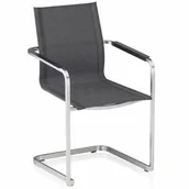 Fotele i krzesła ogrodowe - Krzesło ogrodowe KETTLER 0104909-9400 Feel Spring antracytowy - miniaturka - grafika 1