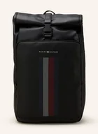 Plecaki - Tommy Hilfiger Plecak Z Przegrodą Na Tablet schwarz - miniaturka - grafika 1