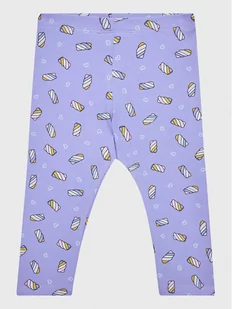 United Colors Of Benetton Legginsy 3XFUGF01S Fioletowy Slim Fit - Legginsy - miniaturka - grafika 1