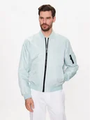 Kurtki męskie - Calvin Klein Kurtka bomber Hero K10K109907 Niebieski Relaxed Fit - miniaturka - grafika 1