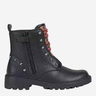 Buty dla dziewczynek - Botki dziecięce Geox Ankle Boots J1620B000BC-C9BT6 35 Czarne (8050036284389) - grafika 1