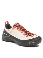 Buty trekkingowe damskie - Salewa Trekkingi Wildfire Canvas W 61407-7265 Beżowy - miniaturka - grafika 1