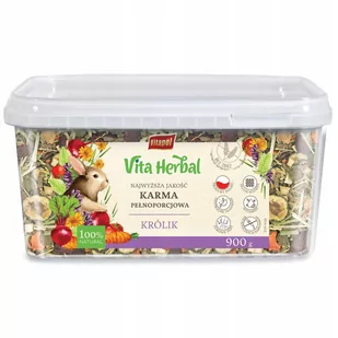 Karma Pełna Pokarm Dla Królika Vitapol Herbal 900G - Karma dla gryzoni - miniaturka - grafika 1