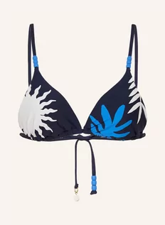 Stroje kąpielowe - Seafolly Góra Od Bikini Trójkątnego La Palma Z Ozdobnymi Perełkami blau - grafika 1