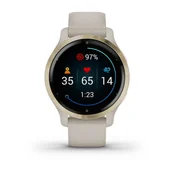 Smartwatch - Garmin Venu 2S Złoty 010-02429-11 - miniaturka - grafika 1