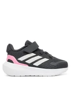Buty dla dziewczynek - adidas Sneakersy Runfalcon 5 JQ8670 Szary - miniaturka - grafika 1