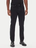 Spodnie męskie - Calvin Klein Jeansy LV04RD902G Czarny Slim Fit - miniaturka - grafika 1