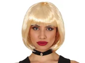 Gadżety na imprezę - Peruka Retro blond - 1 szt. - miniaturka - grafika 1