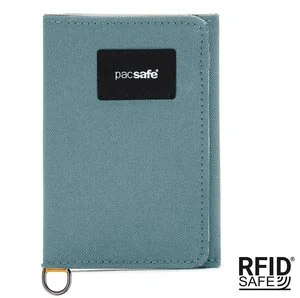 Portfel składany RFID Pacsafe - miętowy - Portfele - miniaturka - grafika 1
