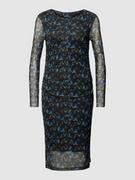 Sukienki - Sukienka o długości do kolan ze wzorem na całej powierzchni model ‘Eniza’ - miniaturka - grafika 1