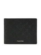 Portfele - Calvin Klein Duży Portfel Męski Ck Must Mono Bifold 5cc W/Coi K50K512703 Czarny - miniaturka - grafika 1